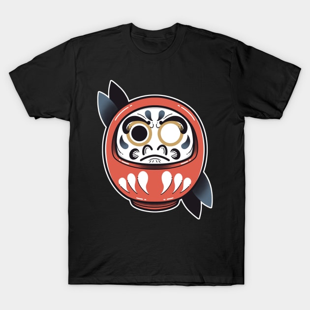 Daruma tattoo T-Shirt by paulagarcia